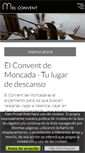 Mobile Screenshot of elconventdemoncada.com