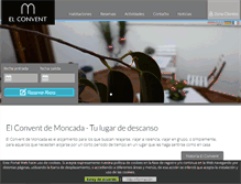 Tablet Screenshot of elconventdemoncada.com